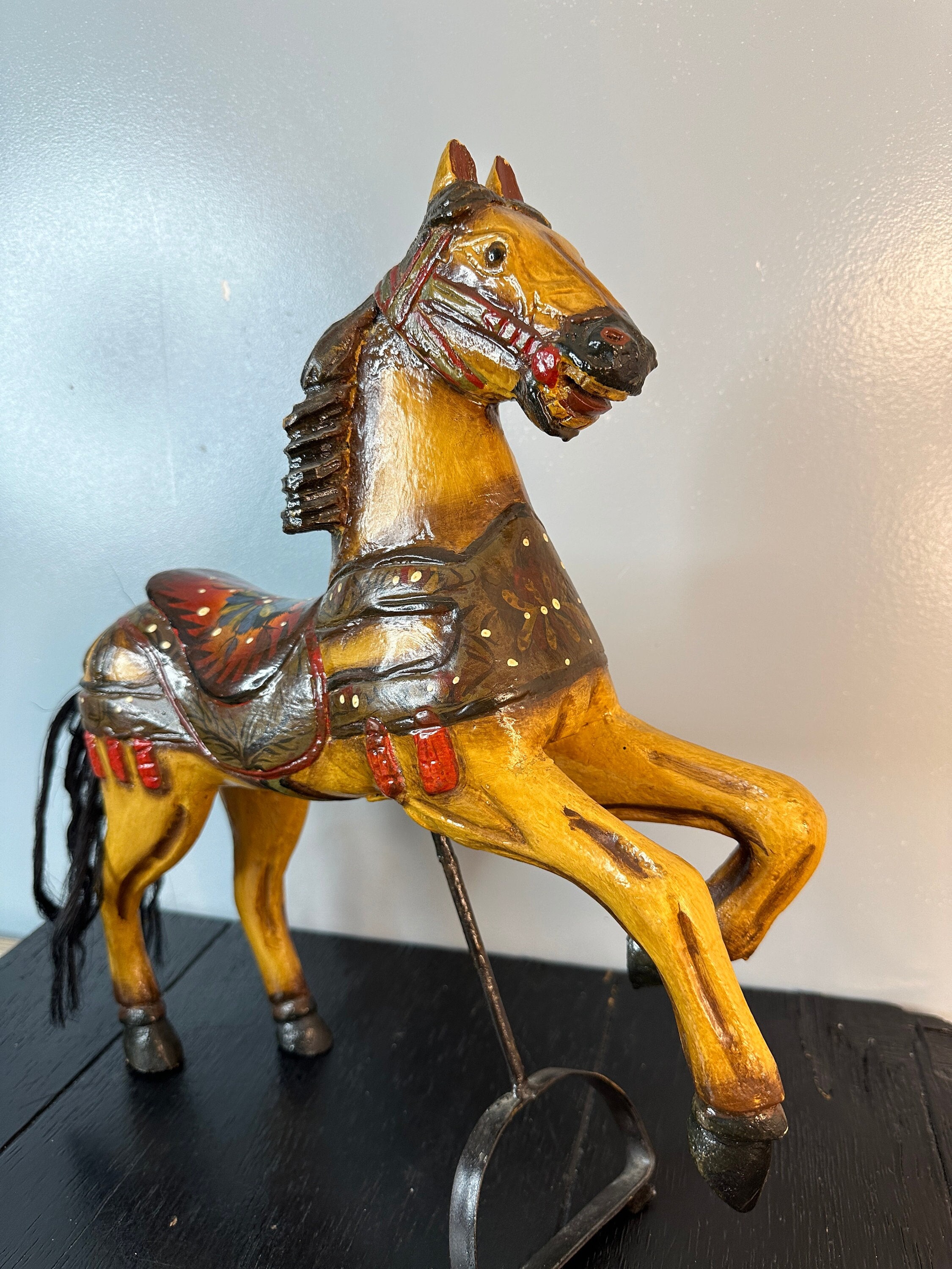 海外紙物　VTG Horse Tram チケット　used 5種　ロール売り Rare Antique 1900's Salesman Sample Carousel Horse Handmade Carved