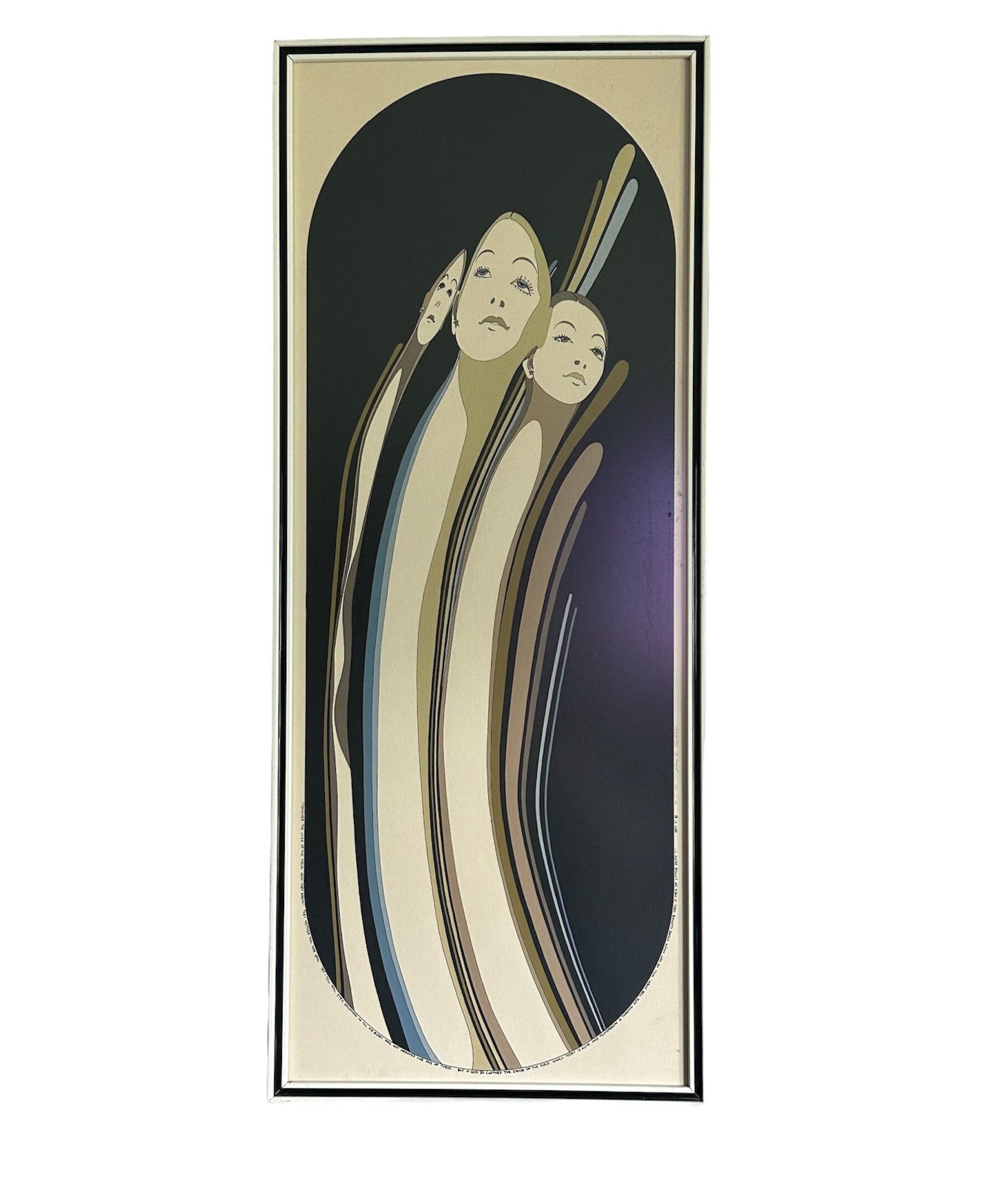 Vintage Art Deco John Luke Eastman Signed Mid Century Consider the