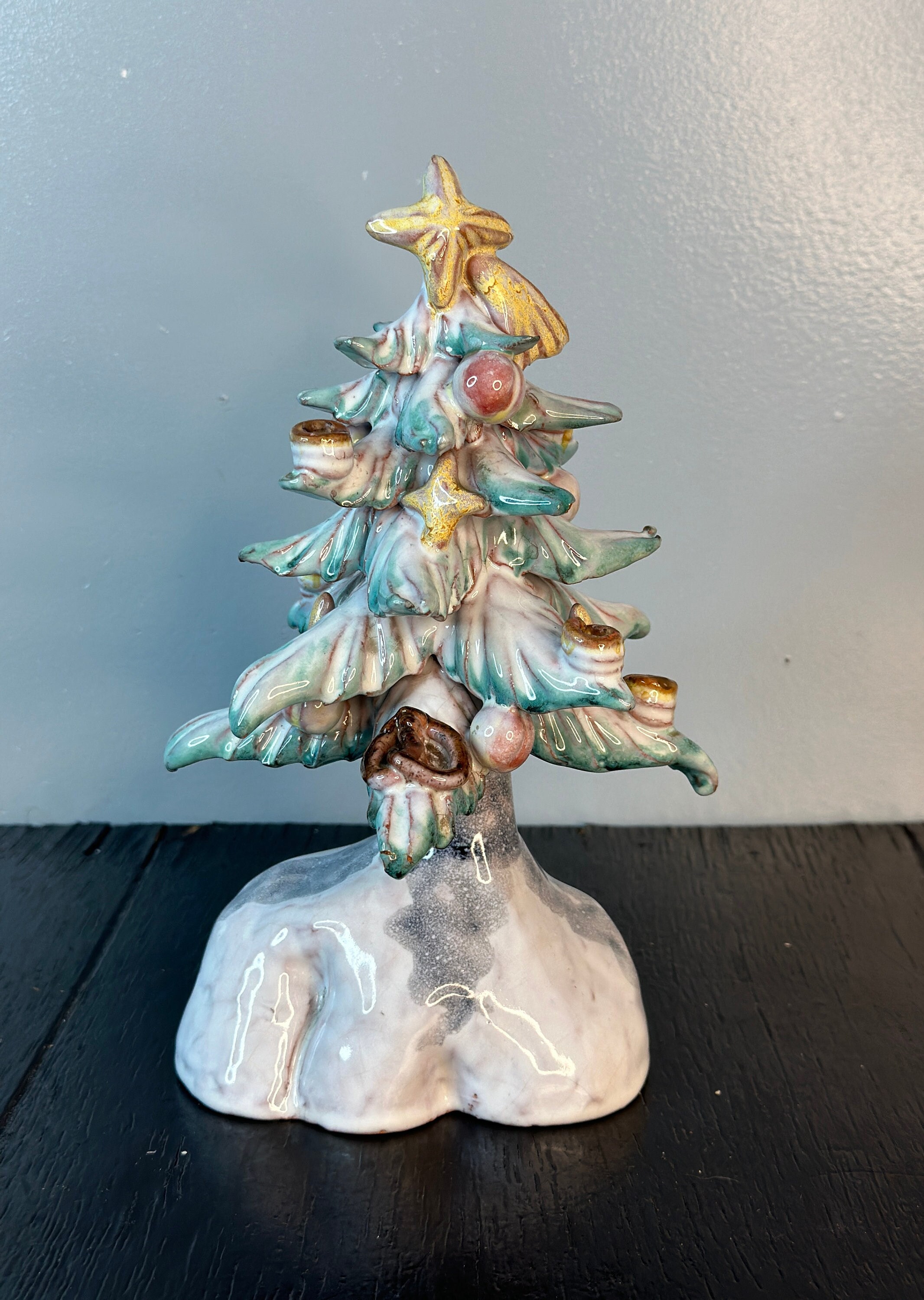 RARE Vintage Ceramic Christmas Tree Anzengruber Keramik