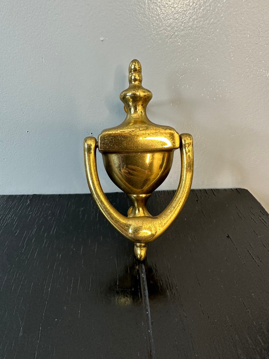 Vintage Solid Brass Door Knocker Hardware Royal Entrance Handle ...