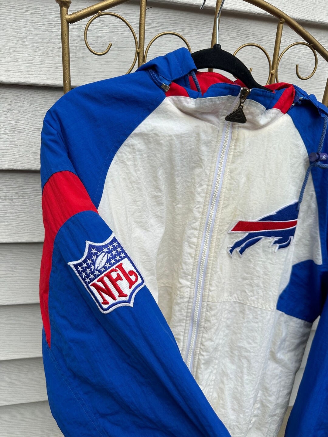 Vintage 90s Pro Line Apex One NFL Buffalo Bills Unisex L Jacket 