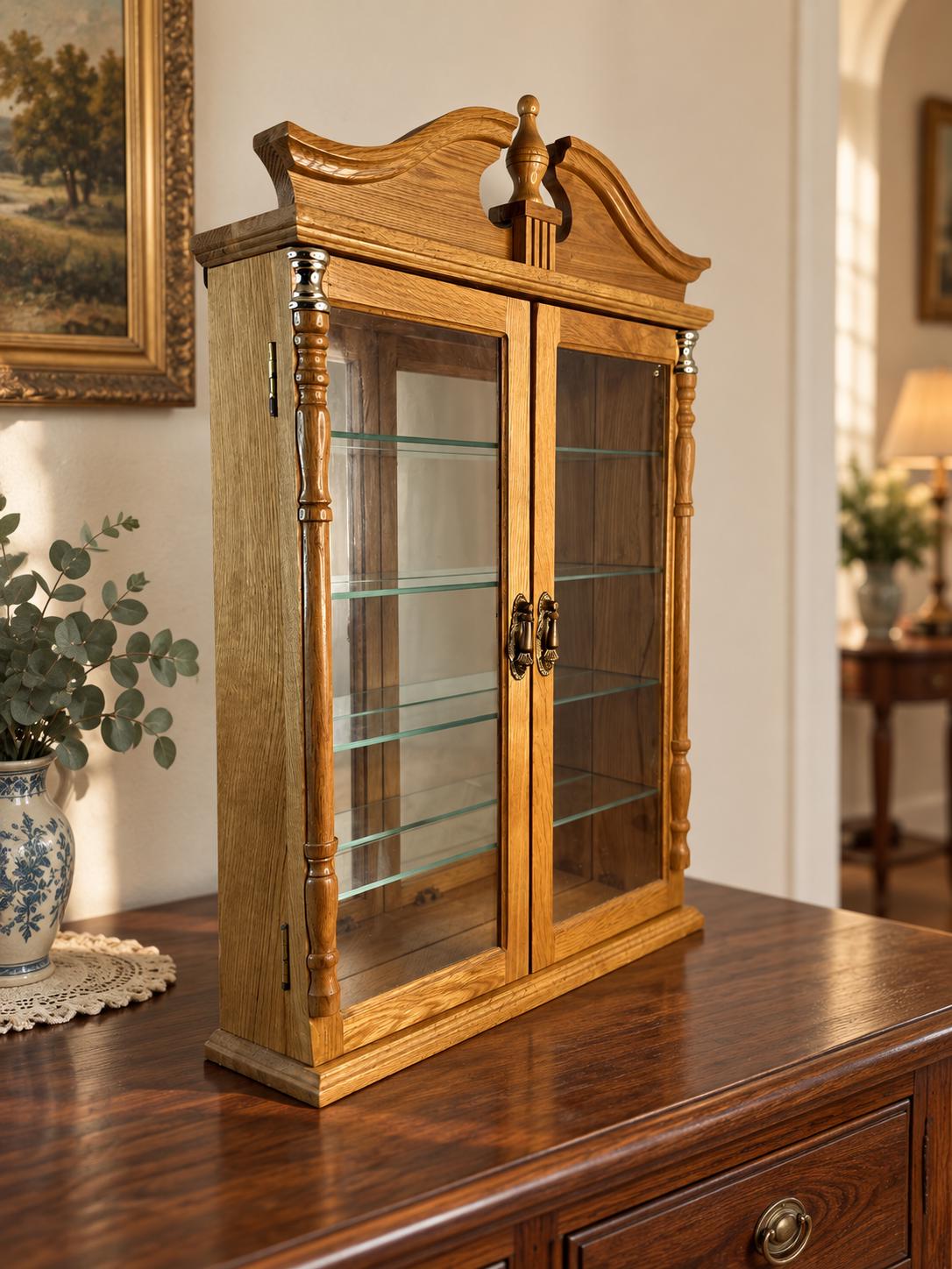 Vintage Curio Cabinets - Etsy