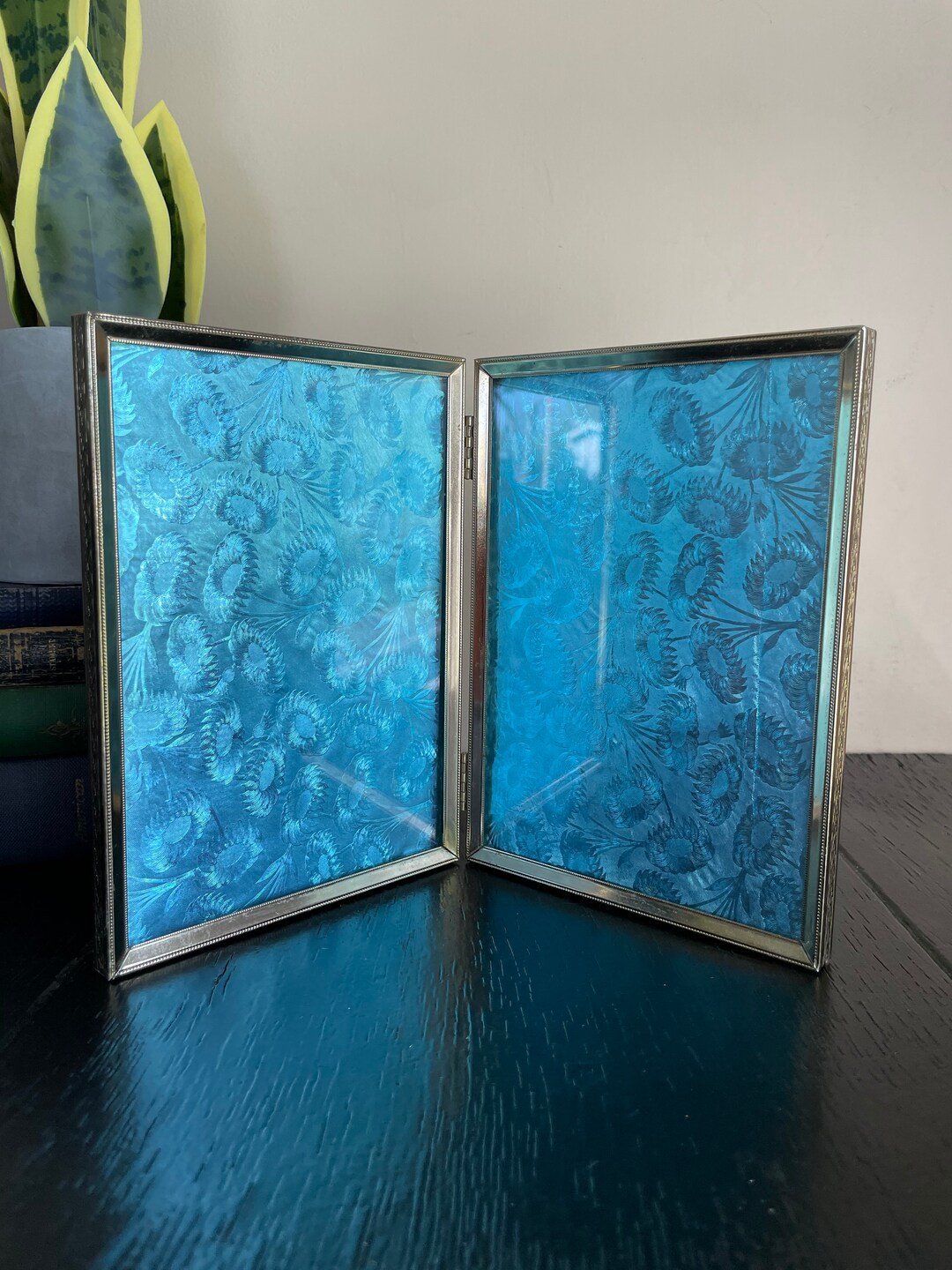 Vintage Ornate Gold Tone Picture Frame Photo Hinged Bifold - Etsy