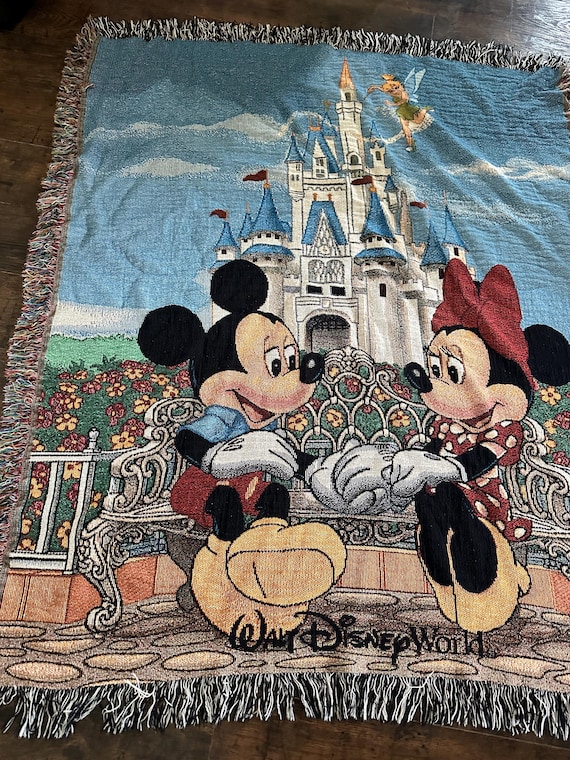 Vintage 50' X 58' 90's Walt Disney World Mickey Minnie Mouse