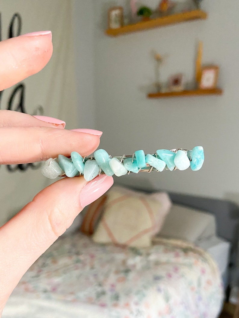 Gemstone Barrettes Pack of Two