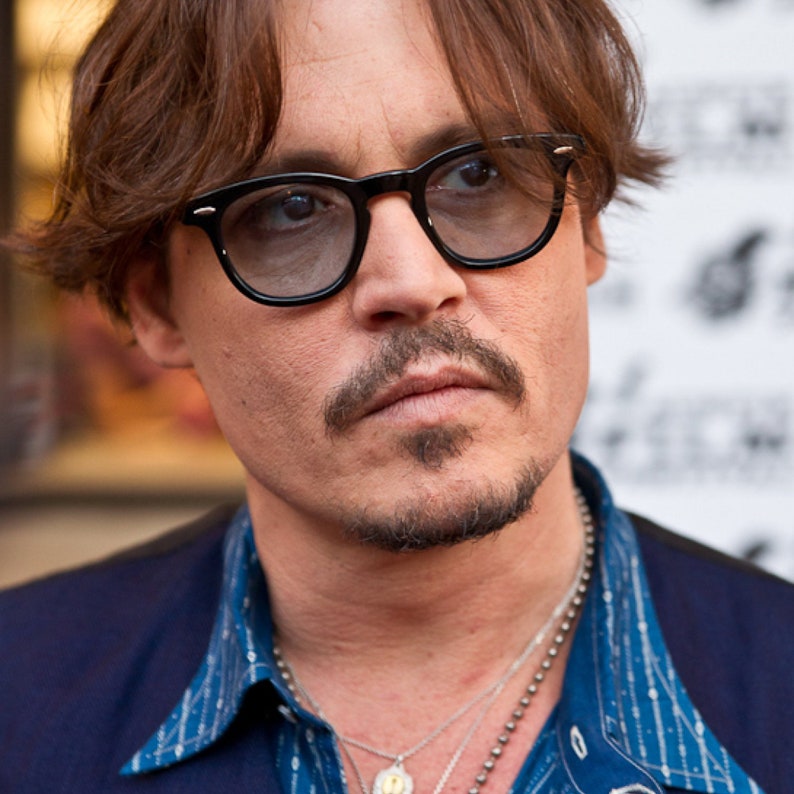 2 Pairs X Tart Arnel style Johnny Depp Glasses 44 or 46 Size Demi amber or black image 8