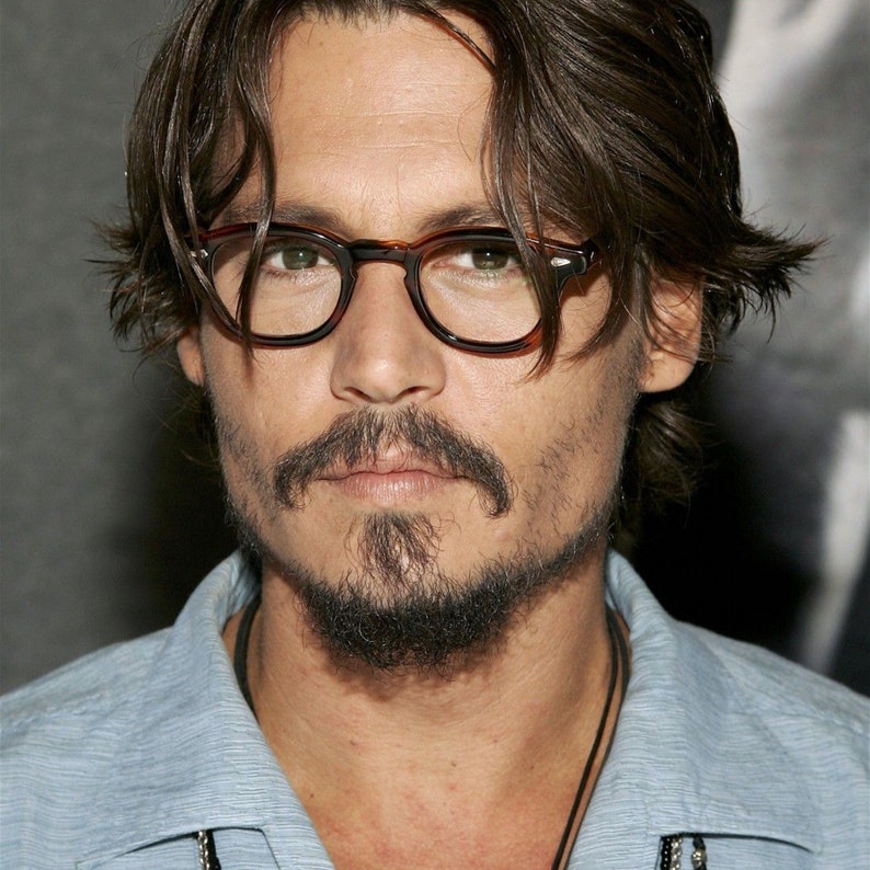 2 Pairs X Tart Arnel style Johnny Depp Glasses 44 or 46 Size Demi amber or black image 9