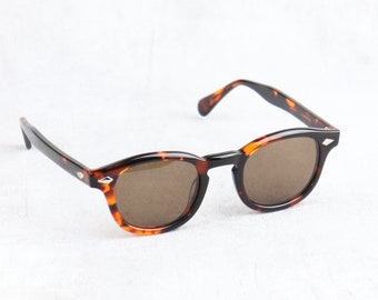 Tart Arnel Johnny Depp Sunglasses 44 or 46 Horn Rim Tortoise Brown Lenses