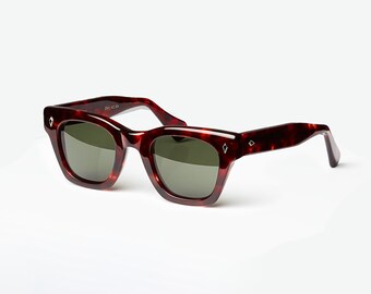 JFK Trapezoidal Sunglasses  48 24 Handmade in France