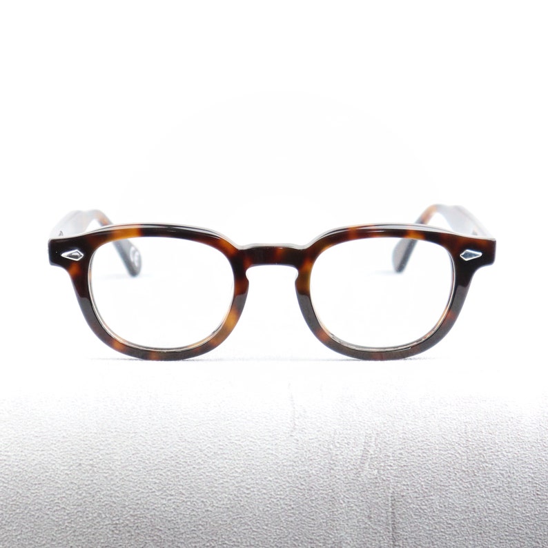 2 Pairs X Tart Arnel style Johnny Depp Glasses 44 or 46 Size Demi amber or black image 3