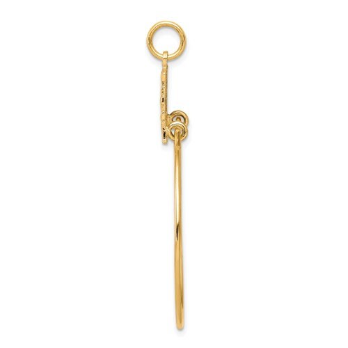 Million Charms 10k shops Yellow Gold Live Love Laugh Charm Holder to display your Keepsake Charms and Pendants