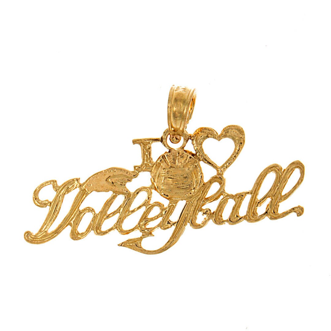 Million Charms 14k Yellow Gold Sports Charm I Etsy UK