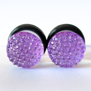 Gauges - Purple Candy Dots Clearance Sale - 2g, 0g, and 00g