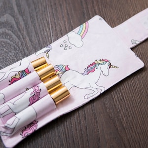 SEWING PATTERN - PDF - 4 Essential oil roller ball wallet