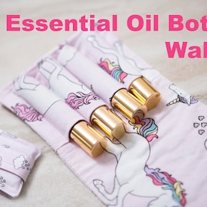 SEWING PATTERN - PDF - 4 Essential oil roller ball wallet