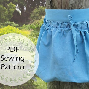 New PDF Gathering Harvest Apron Sewing tutorial PDF