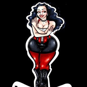 Lady Zombie 3&quot; Die-Cut Sticker