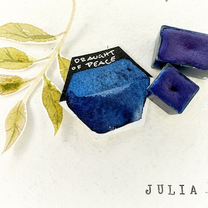 Draught of Peace- handmade watercolor paint Julia K Art Studio
