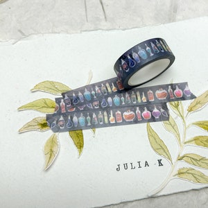 Pretty Potions washitape ontworpen door Julia K