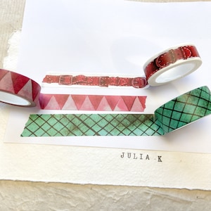 Collaction de ruban washi équin conçue par Julia K