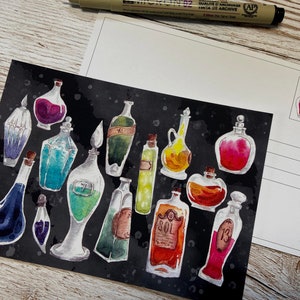 Postkarte "Hübsche Tränke" von Julia Källén