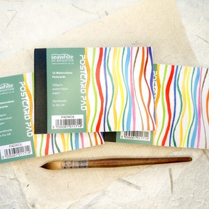 A6 postcard pad watercolor paper