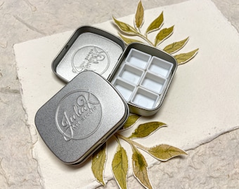 Mini watercolor palette with magnets-empty