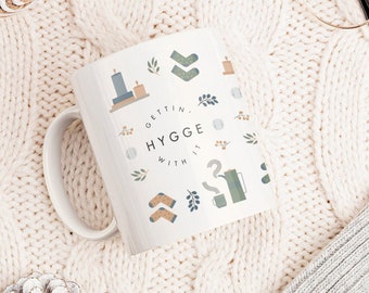 Hygge Mug Cute Home Sweet Home Scandinavian Comfort
