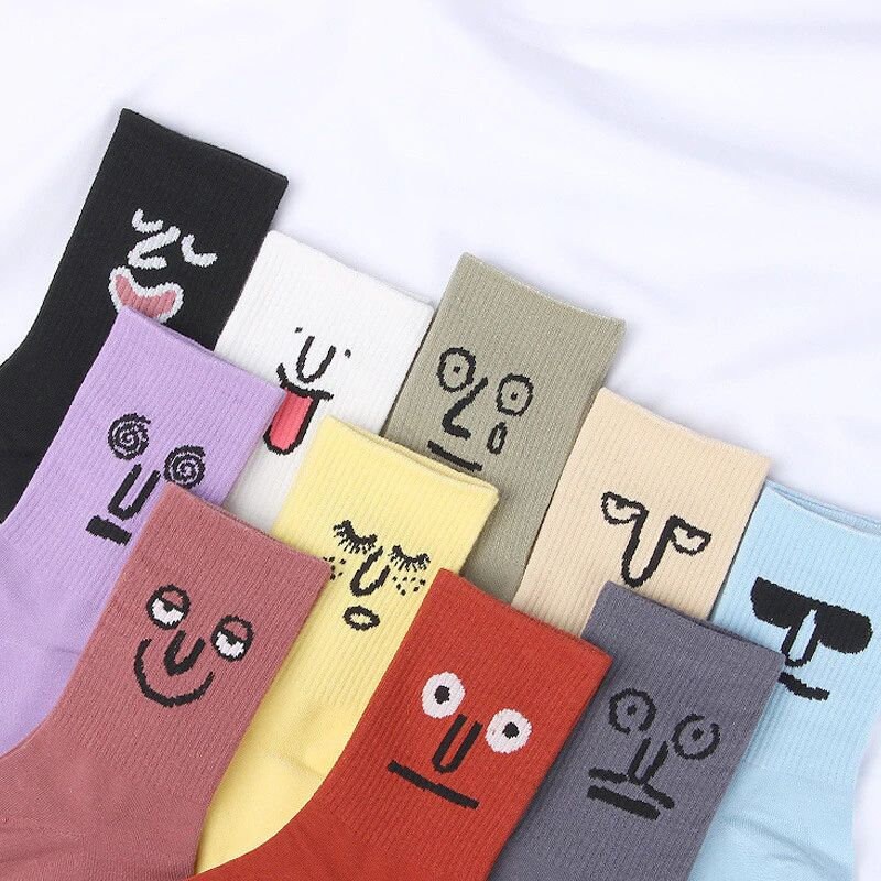 Jean Jullien Face Expression Socks Cartoon Illustration Design Hipste…