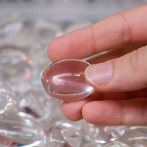 Round Flatback Glass Cabochons, Pick Your Size, Transparent Domed Clear Crystal Magnifying Flatback Cabochons  for Jewelry-Making SU1001