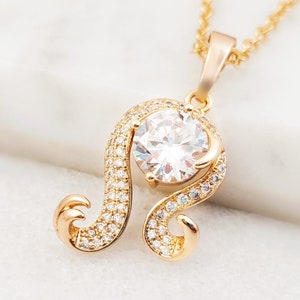 ZODIAC NECKLACE GOLDFILLED Astrology Jewelry Aquarius Pisces Aries Taurus Gemini Cancer Leo Virgo Libra Scorpio Sagittarius Capricorn N5206