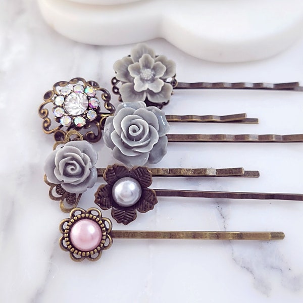 Crystal Bobby Pins Etsy