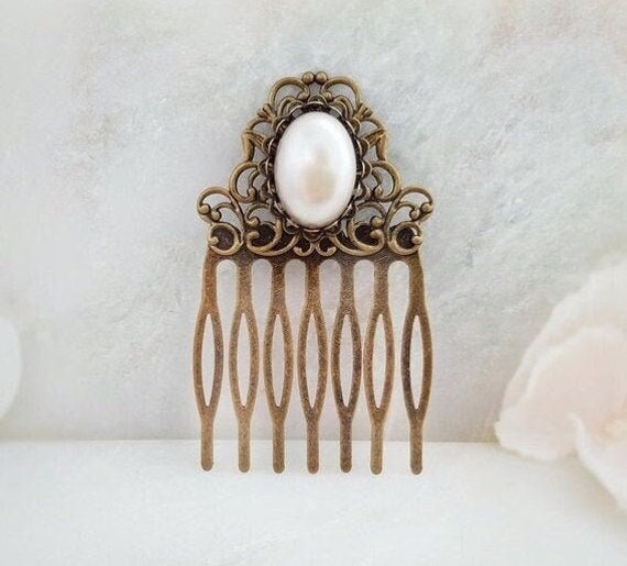 Victorian Hair Pin Comb Clip Amazon.com : 6 Pack Vintage Hair Side Combs Metal for Women  main image 3