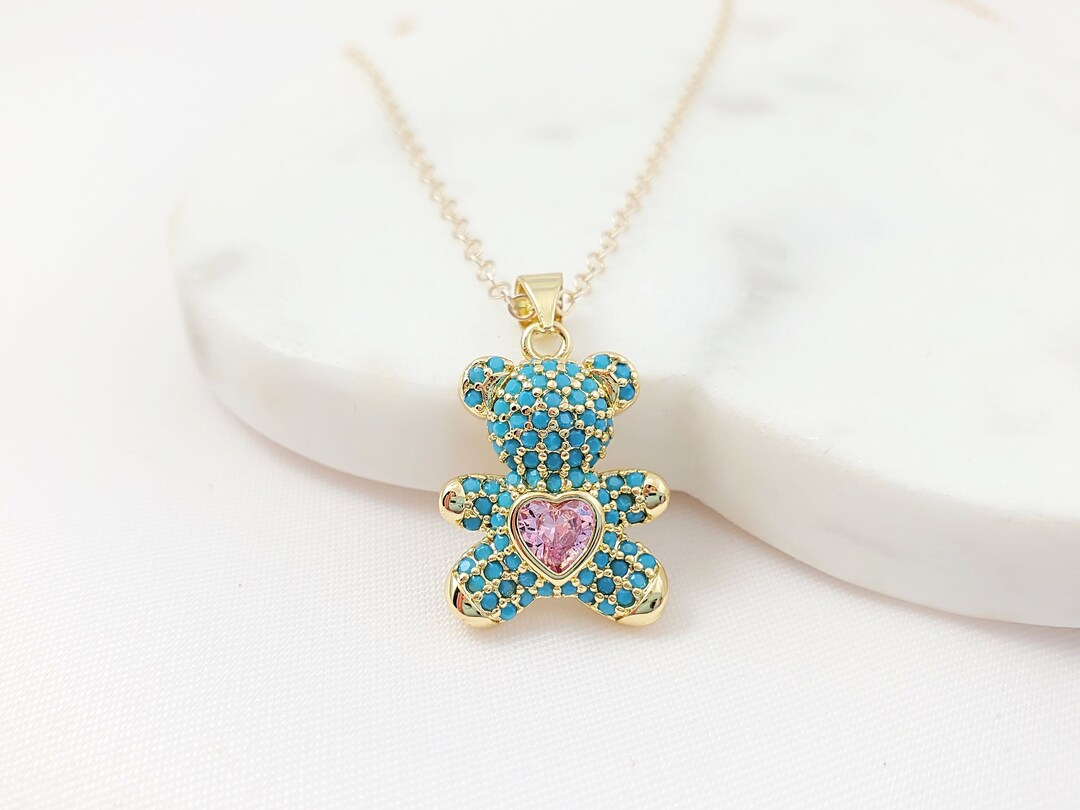 ★PEARLY MORE★ Lovely Big Ribbon Bear Necklace il_1080xN.3255311037_i6s6.jpg