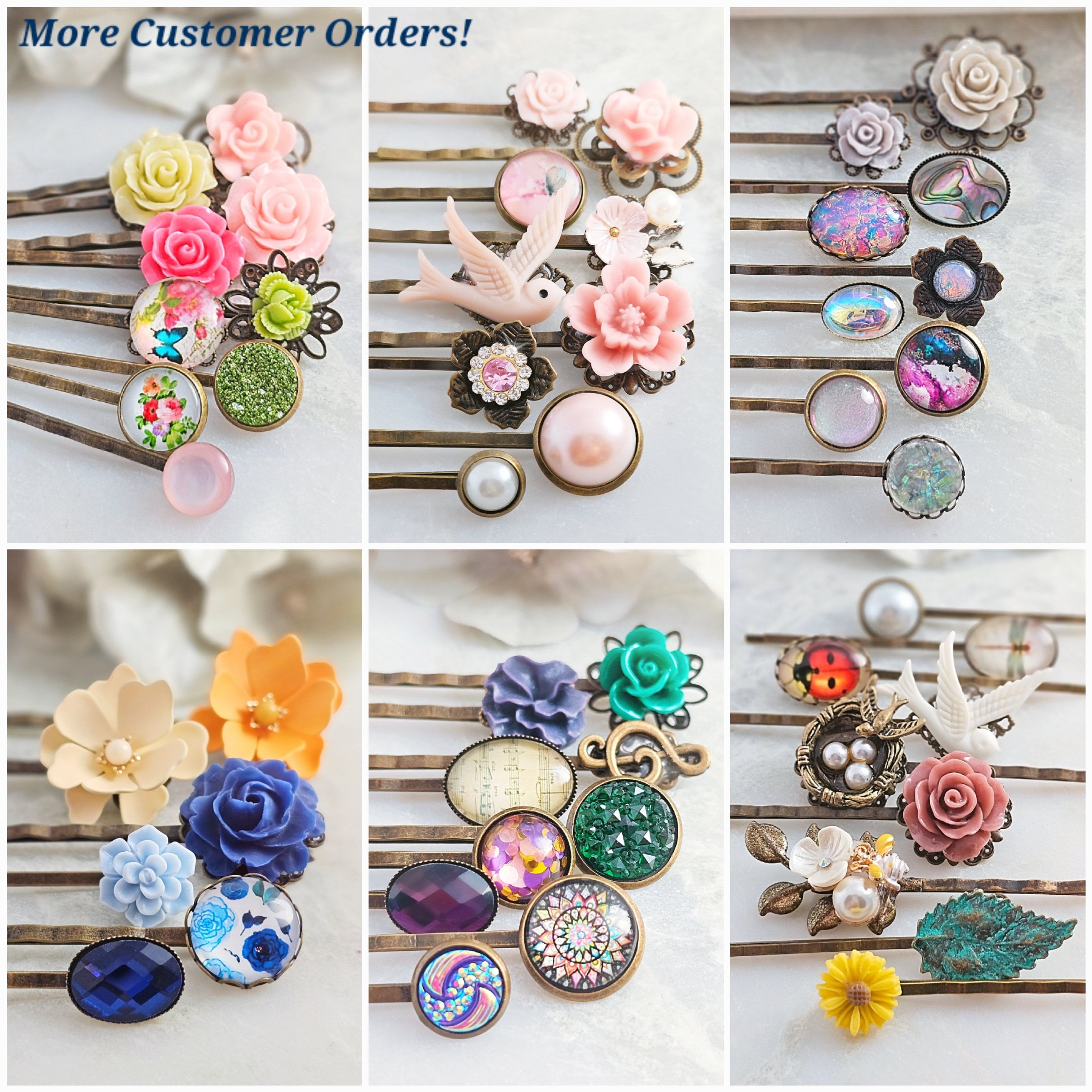 Bobby Pin GRAB BAG Custom Hairpin Set Choose Your Color  display picture 2