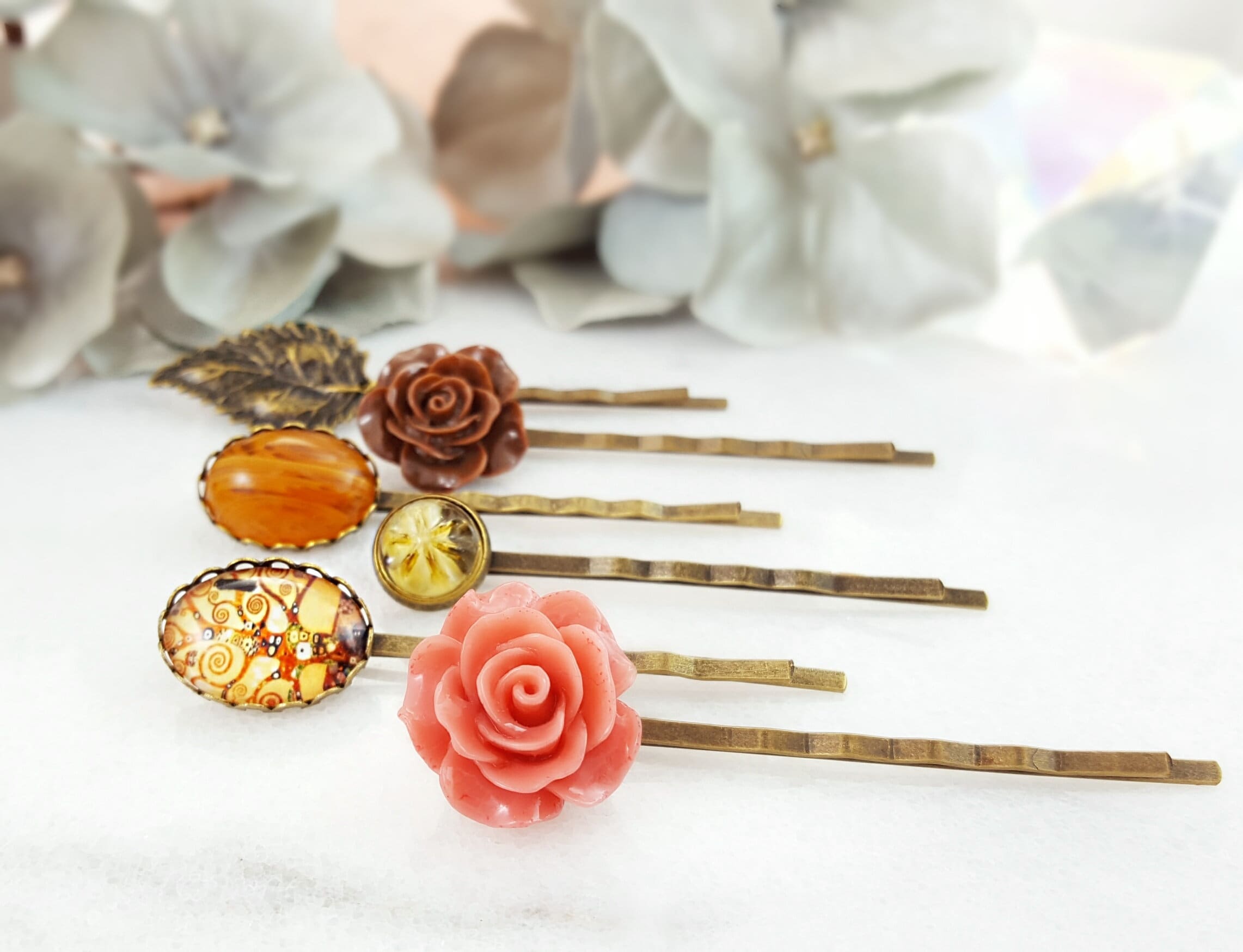 Autumn Hair Accessories Decorative Bobby Pins with Trees & Etsy