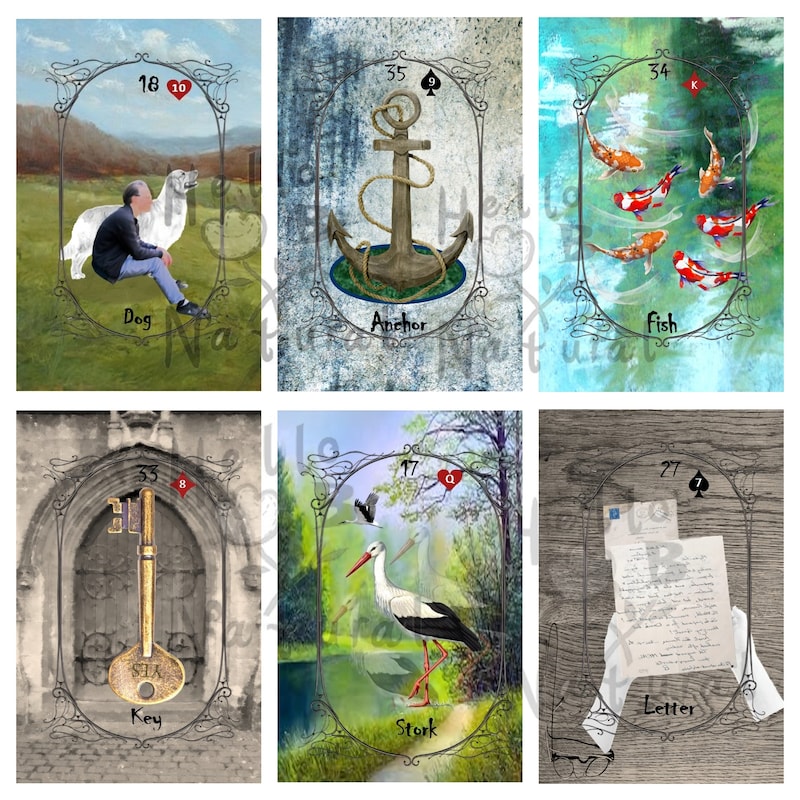 Lenormand Deck Printable - Etsy