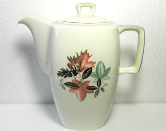 Retro Mid-Century Stylecraft Midwinter Autumn Leaf te-/kaffekanna