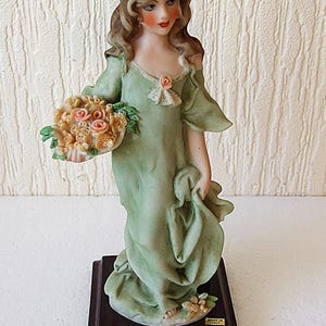 Capodimonte Giuseppe Armani Florence &quot; Spring&quot; 1986  vintage Resin figure