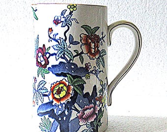 Booths Antique 1908  China pitcher in the The pompadour pattern