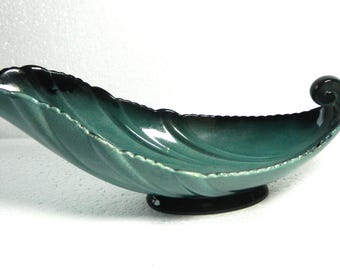 Vintage Carltonware "Blue Royal"  Leaf Dish Hand painted Australian