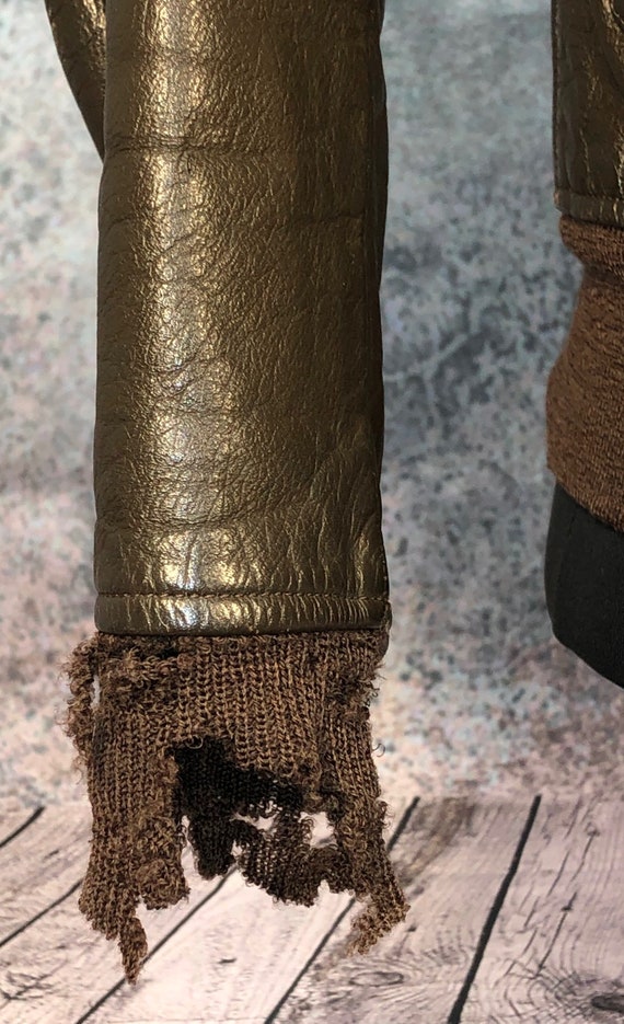 1970s Navy Type G-1 Leather Flight Jacket Flyer's Intermediate