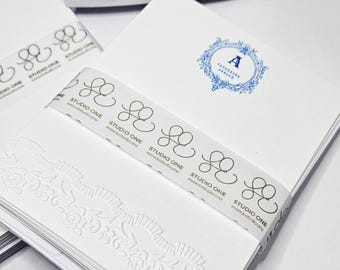 Personalized A2 Postcard Set of 12 with Envelopes | Embossed Lace Stationery | Custom Initial Name Cards | Teacher Gift | Bridal Shower