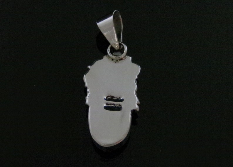 Sterling Silver Turquoise Pendant P0106
