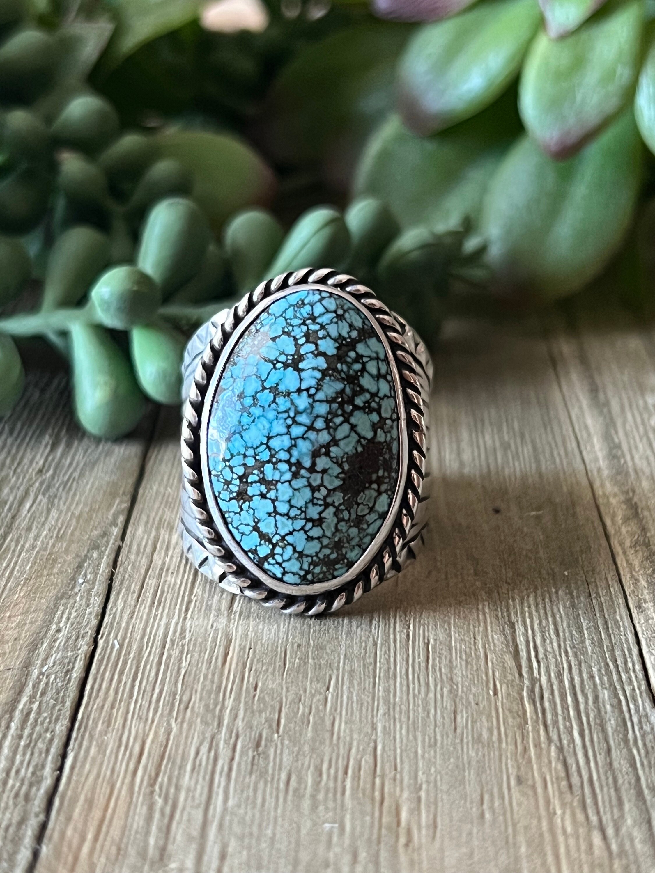 Heavy Scoprion 121 Gram Native American Turquoise Sterling Silver Bracelet Heavy Scoprion 121 Gram Native American Turquoise Sterling Silver Bracelet