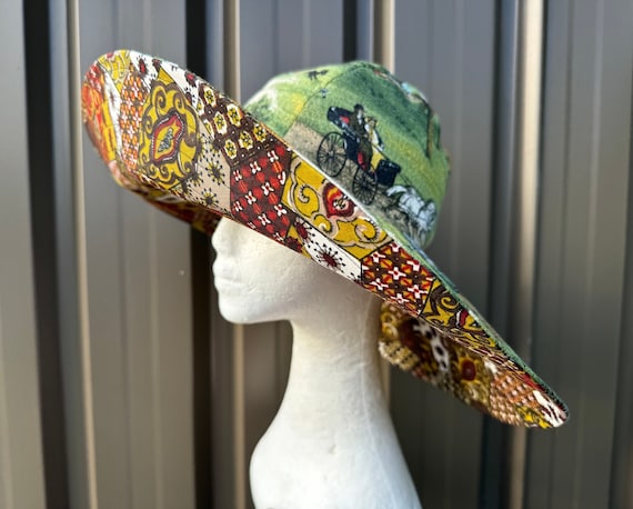 Ultra Wide Brim Sun Hat/women Reversible Hat/wire Brim  display picture 3