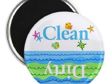 Fish Clean Dirty Dishwasher Magnet