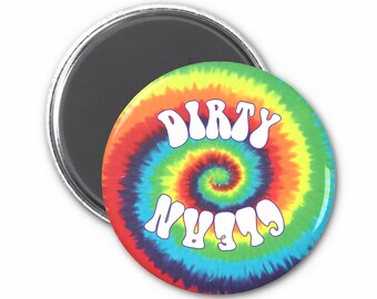 Tie Dye Clean Dirty Dishwasher Magnet