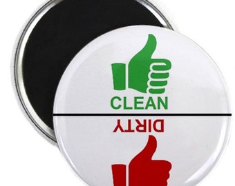Stopight Thumbs Clean Dirty Dishwasher Magnet