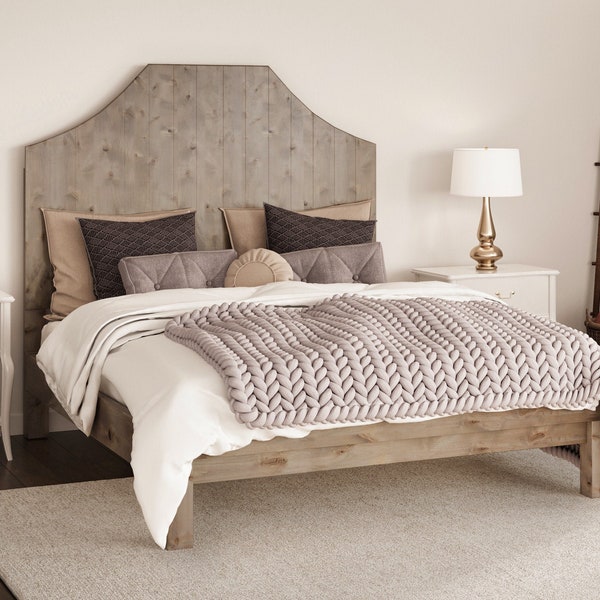Rustic Bed - Etsy